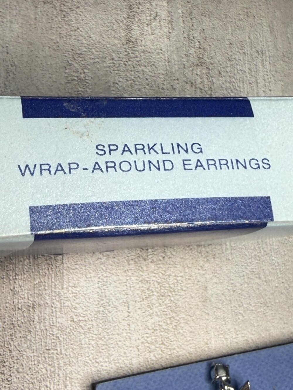 2002 Avon Sparkling Wrap Around Shooting Star Earrings Rhinestone Ear Cuff NOS - Picture 8 of 14
